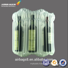 air bag bubble plastic packing bag for red wine protective column bag